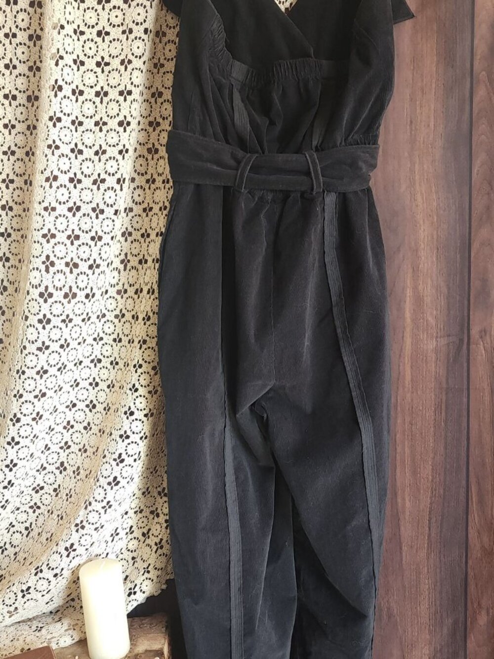 Making the Cut Womens Jumpsuit, NWT Black, Size Large, Volup Romper with pockets - Picture 13 of 13